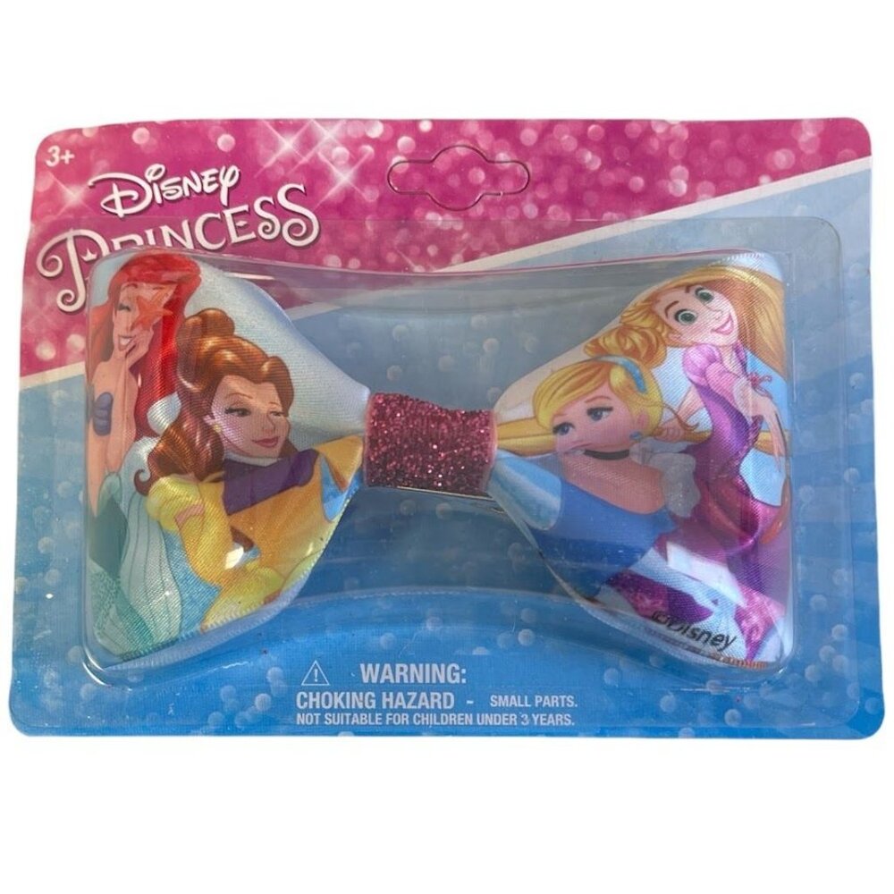 NEW Bow - Clip-On Hair Accessory for Girls Disney Princess